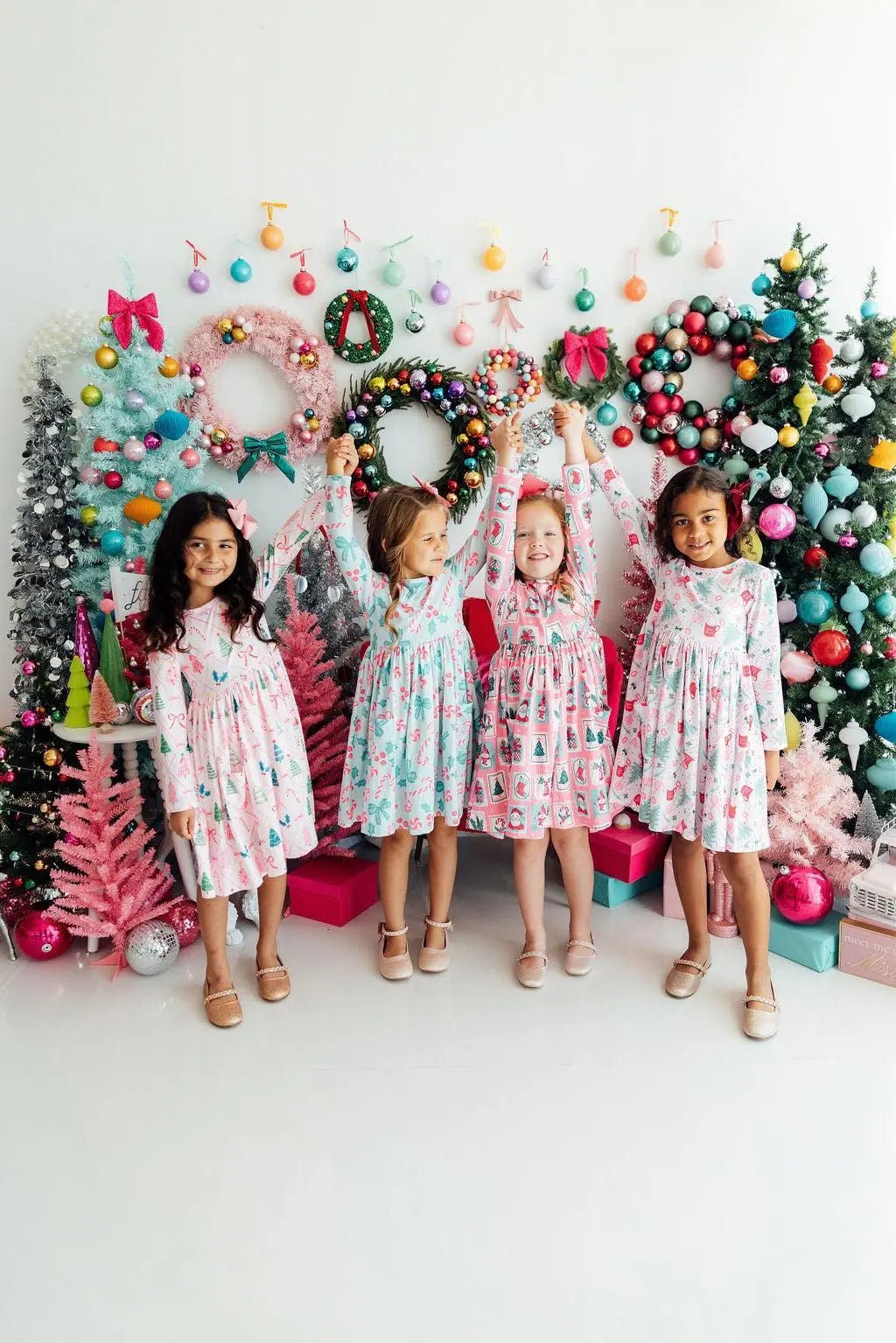 Mila & Rose ® Dear Santa L/S Pocket Twirl Dress - 