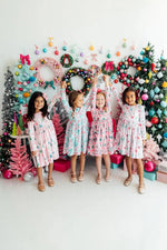 Mila & Rose ® Dear Santa L/S Pocket Twirl Dress - 
