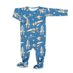 Sweet Bamboo Deep In Orbit Zipper Footie - 
