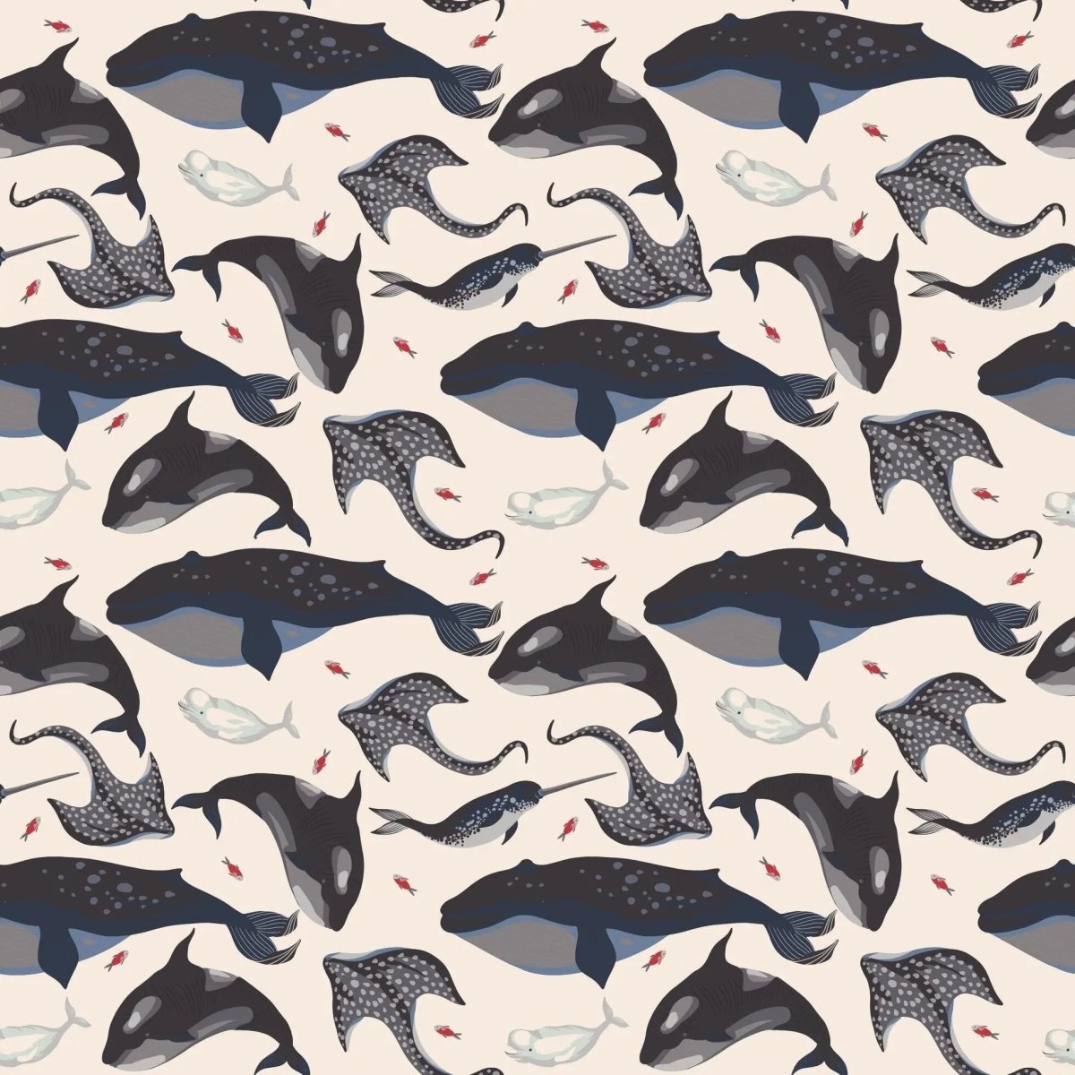 Sweet Bamboo Deep Sea Creatures Dress with Cap Sleeves for Active Girls - 