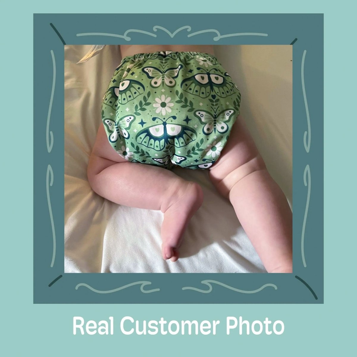 Nature: Essentials Pocket Cloth Diaper with Athletic Wicking Jersey, Grows with your Baby - Everetts Place Boutique - Pocket Diaper