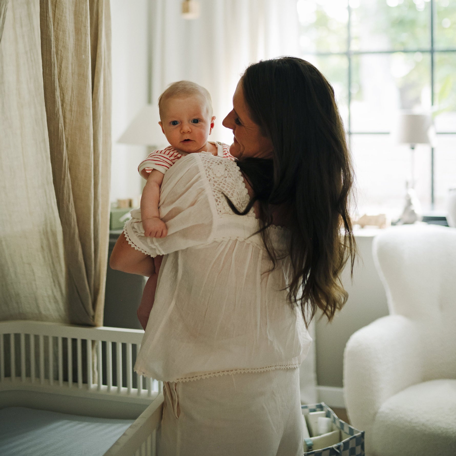 Extra Soft Muslin Crib Sheet by Mushie