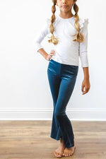 Mila & Rose ® Denim Blue Velvet Bells - 