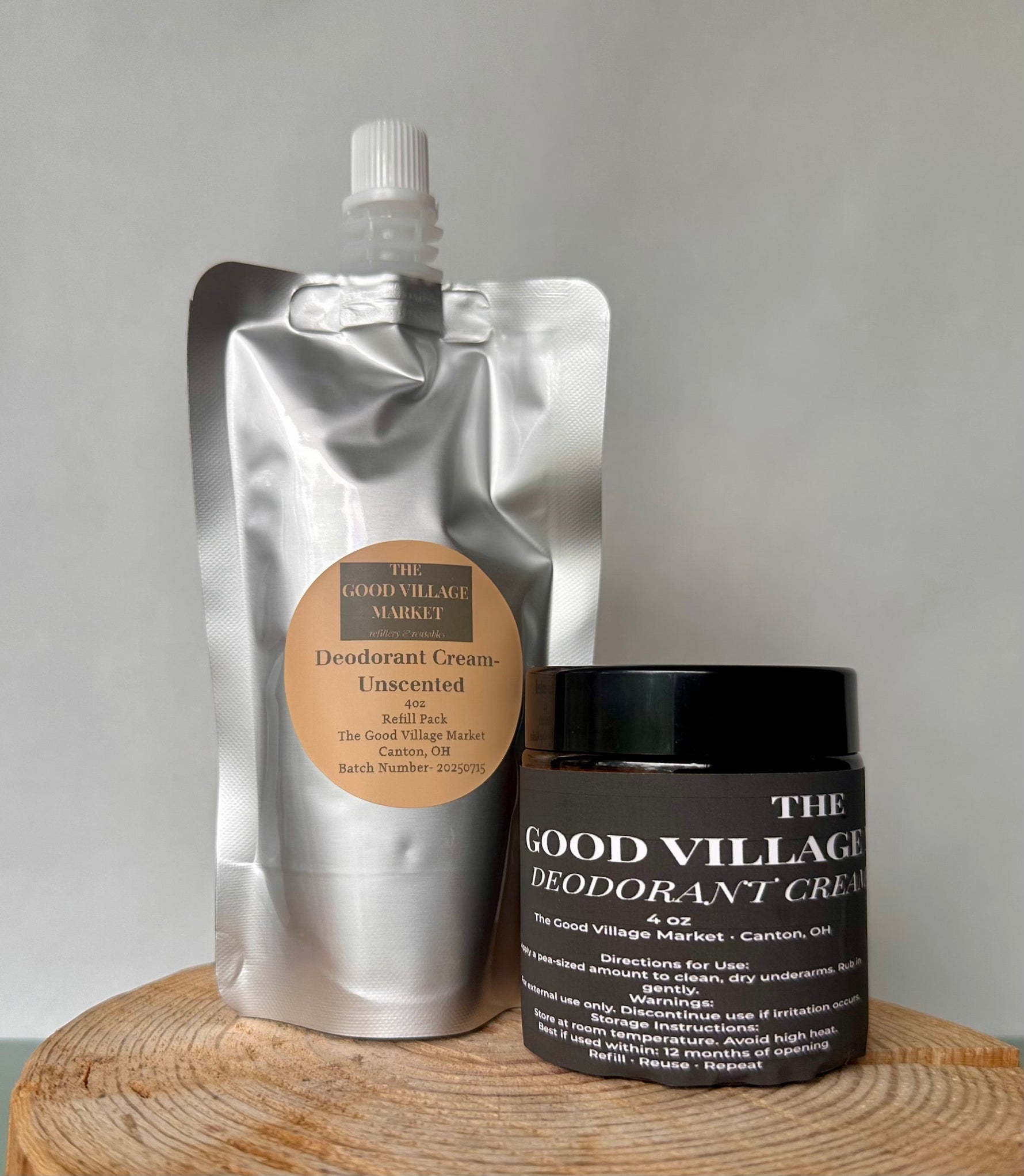 The Good Village Cloth Co. Deodorant Cream - 