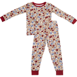 Mebie Baby Desert Floral Ribbed Bamboo Cozy Set - 