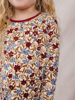 Mebie Baby Desert Floral Ribbed Bamboo Cozy Set - 