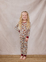 Mebie Baby Desert Floral Ribbed Bamboo Cozy Set - 