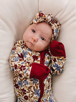 Mebie Baby Desert Floral Ribbed Bamboo Head Wrap - 