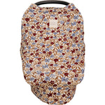 Mebie Baby Desert Floral Ribbed Bamboo Multi - Use Cover - 