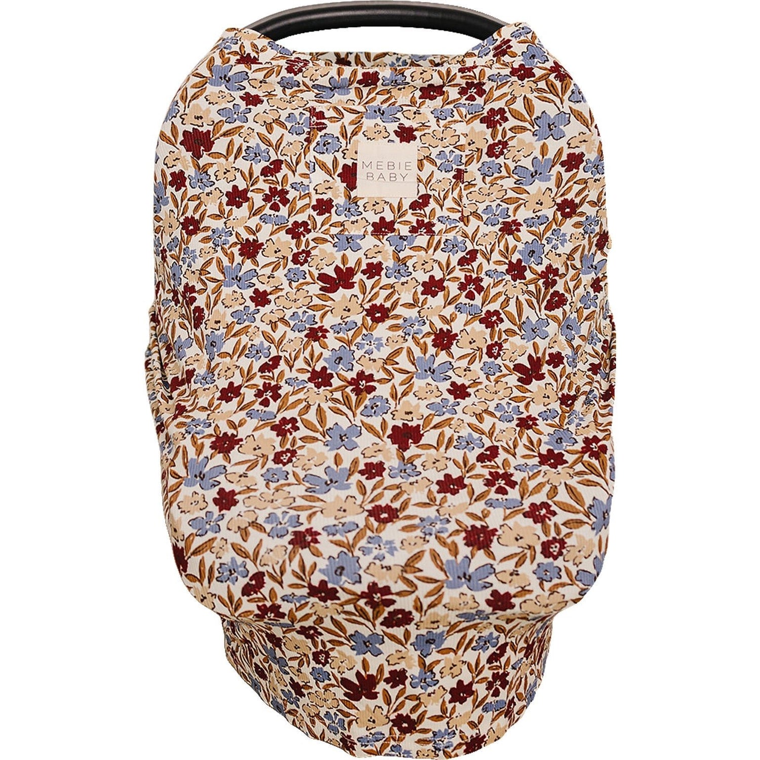 Mebie Baby Desert Floral Ribbed Bamboo Multi - Use Cover - 