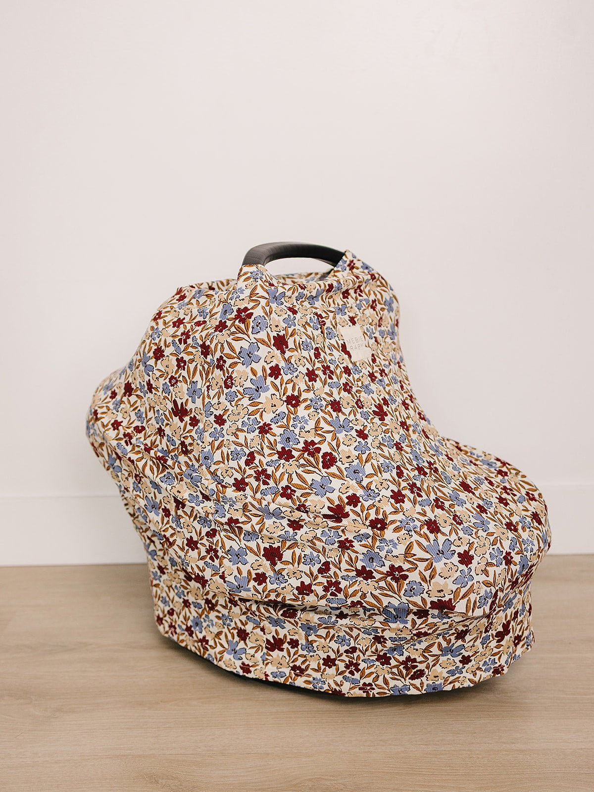 Mebie Baby Desert Floral Ribbed Bamboo Multi - Use Cover - 