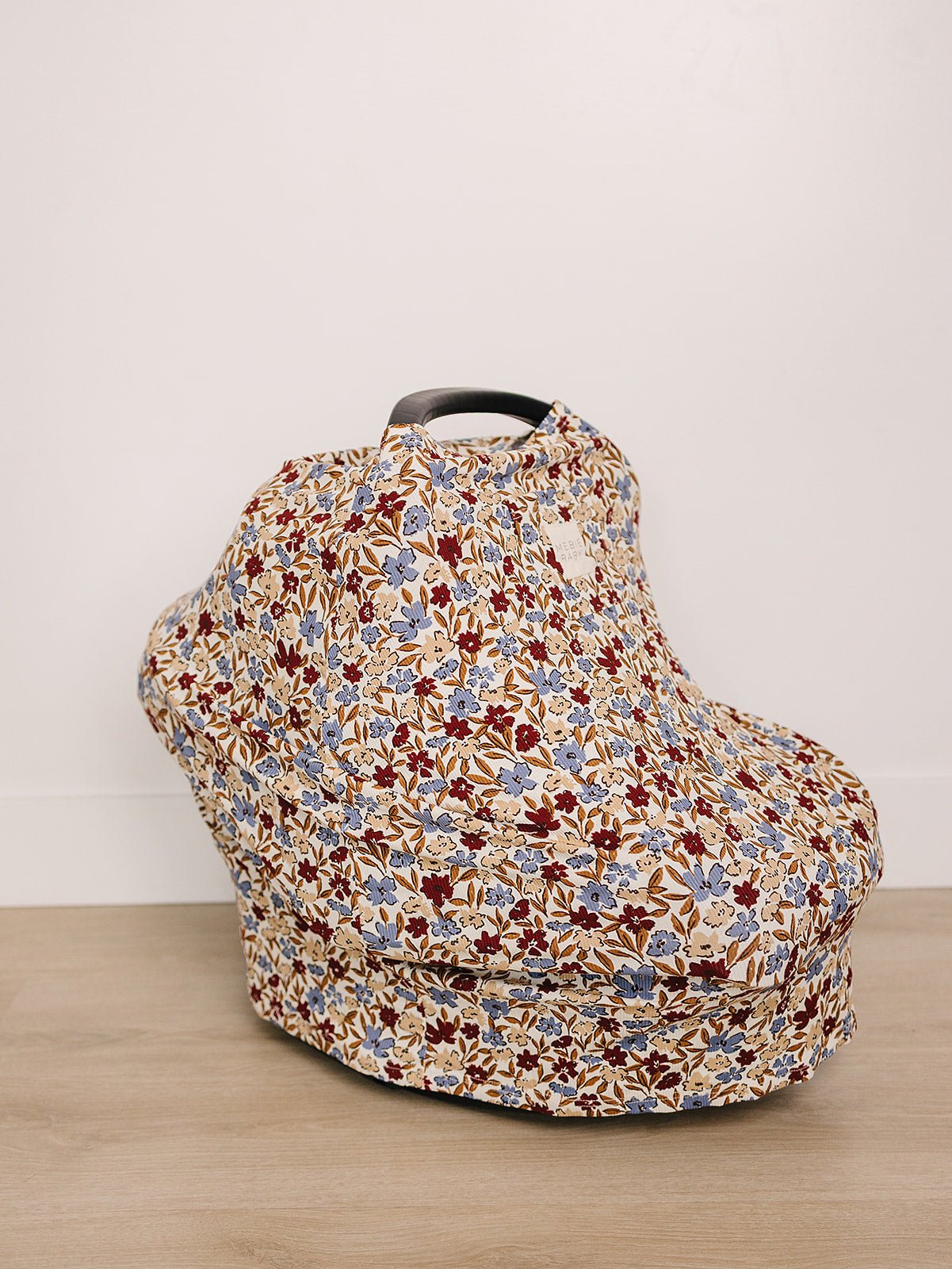 Mebie Baby Desert Floral Ribbed Bamboo Multi - Use Cover - 