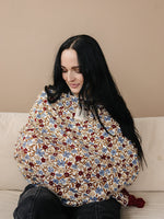 Mebie Baby Desert Floral Ribbed Bamboo Multi - Use Cover - 