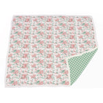 Newcastle Classics Desert Rose And Jade Cotton Muslin Blanket with Polka Dots for Kids - 