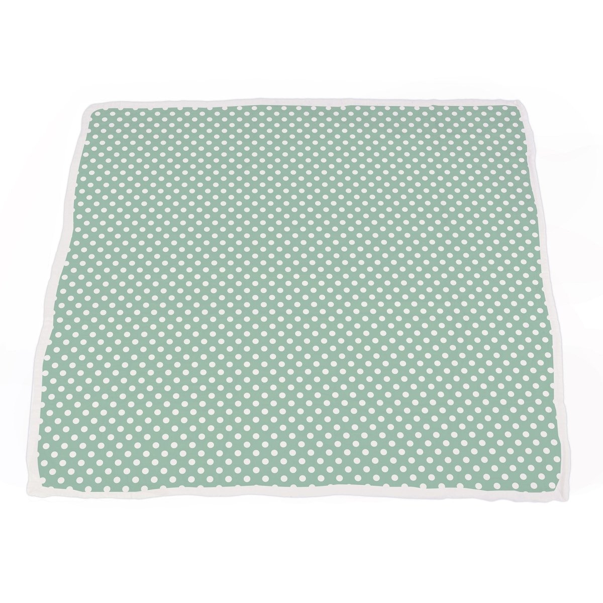 Newcastle Classics Desert Rose And Jade Cotton Muslin Blanket with Polka Dots for Kids - 