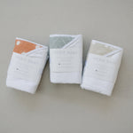 Mebie Baby Desert Sage Muslin Hooded Baby Towel For Gentle Drying - 