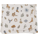Mebie Baby Desert West Luxe Fleece Burp Cloth By Mebie Baby Ultra Soft Absorbent - 