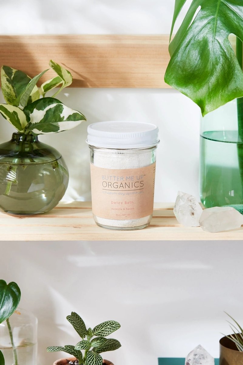 Butter Me Up Organics Detox Bath Epsom Salt Soak with Essential Oils for Relaxation - 