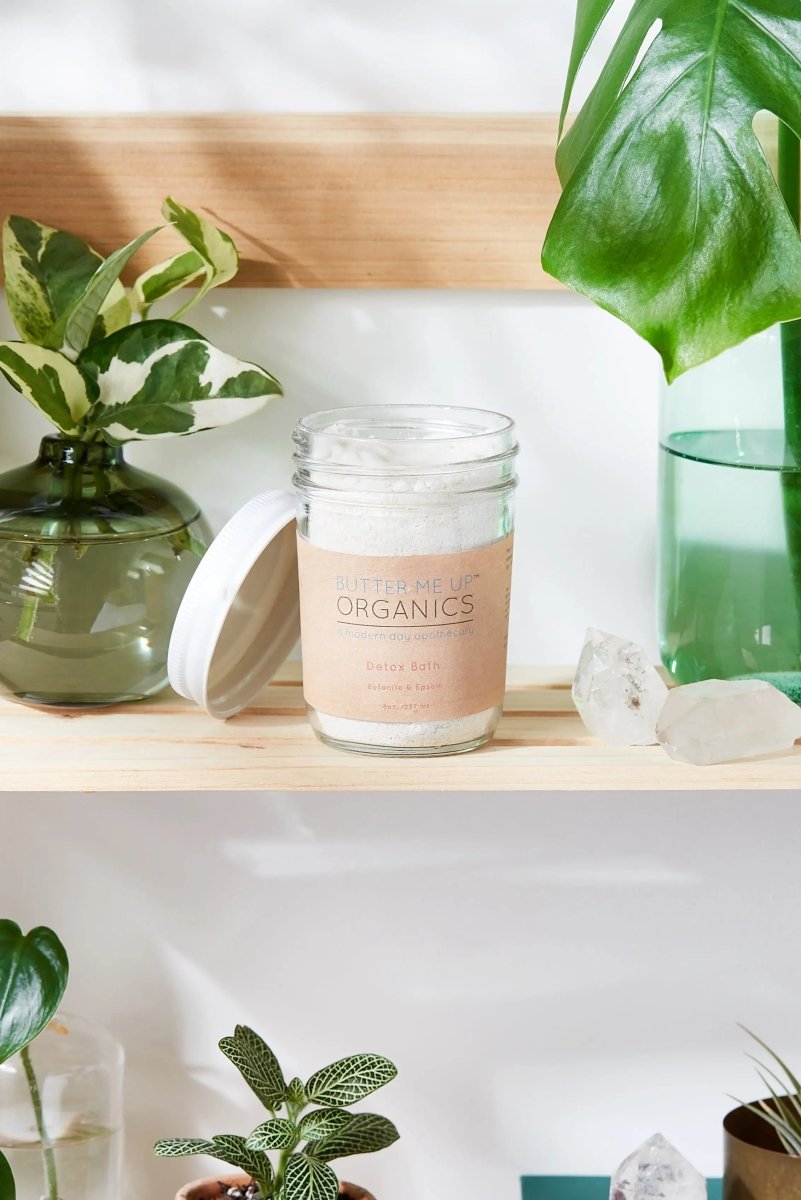 Butter Me Up Organics Detox Bath Epsom Salt Soak with Essential Oils for Relaxation - 
