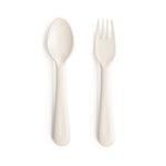 Mushie Dinnerware Fork and Spoon Set - 