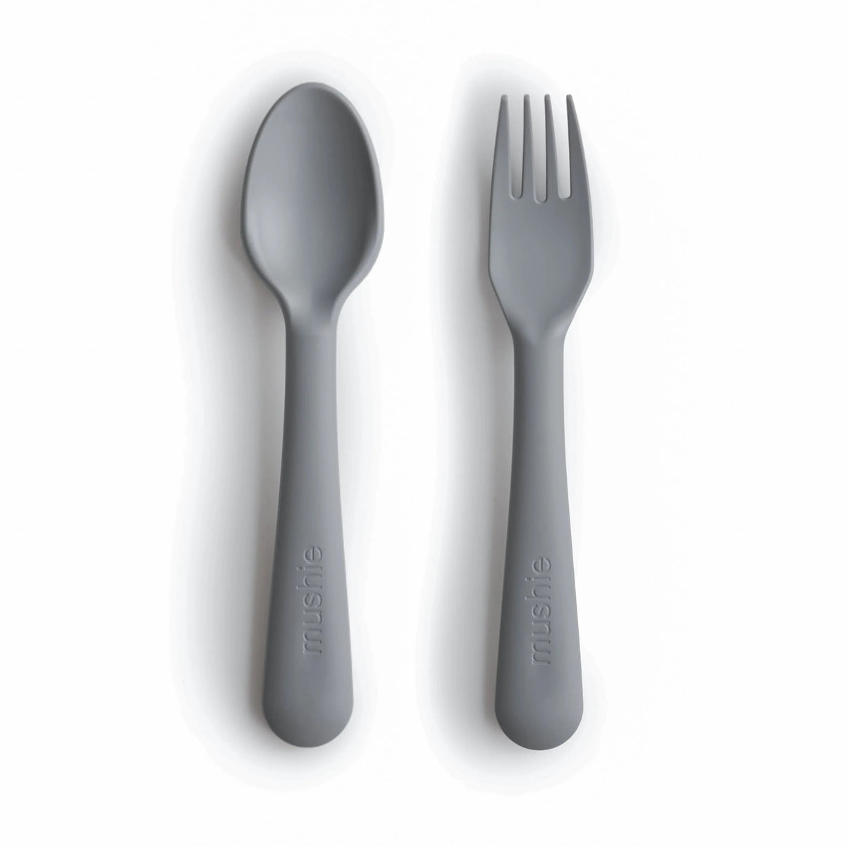 Mushie Dinnerware Fork and Spoon Set - 