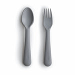 Mushie Dinnerware Fork and Spoon Set - 