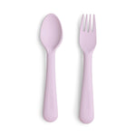 Mushie Dinnerware Fork and Spoon Set - 
