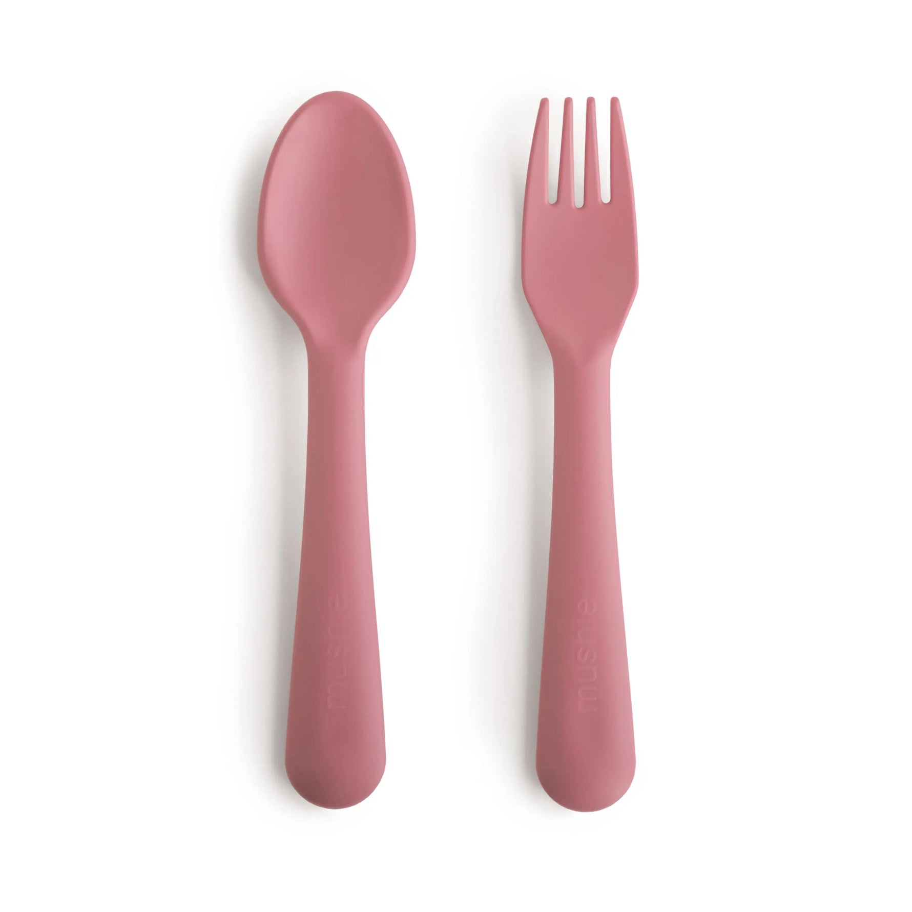 Mushie Dinnerware Fork and Spoon Set - 
