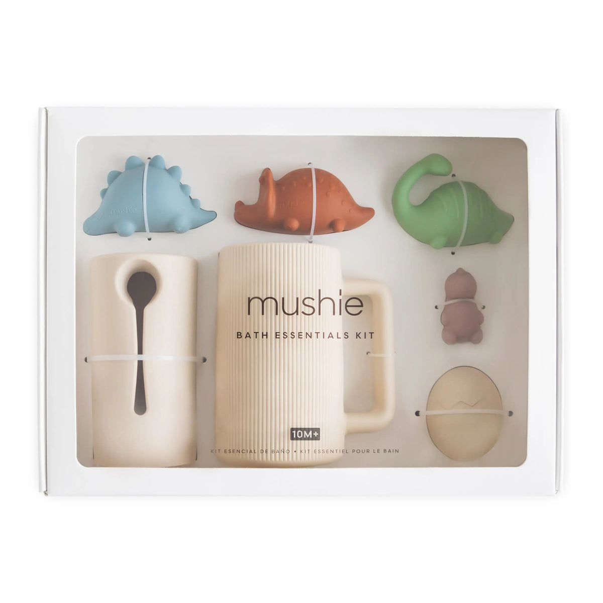 Mushie Dino Bath Essentials Kit - 