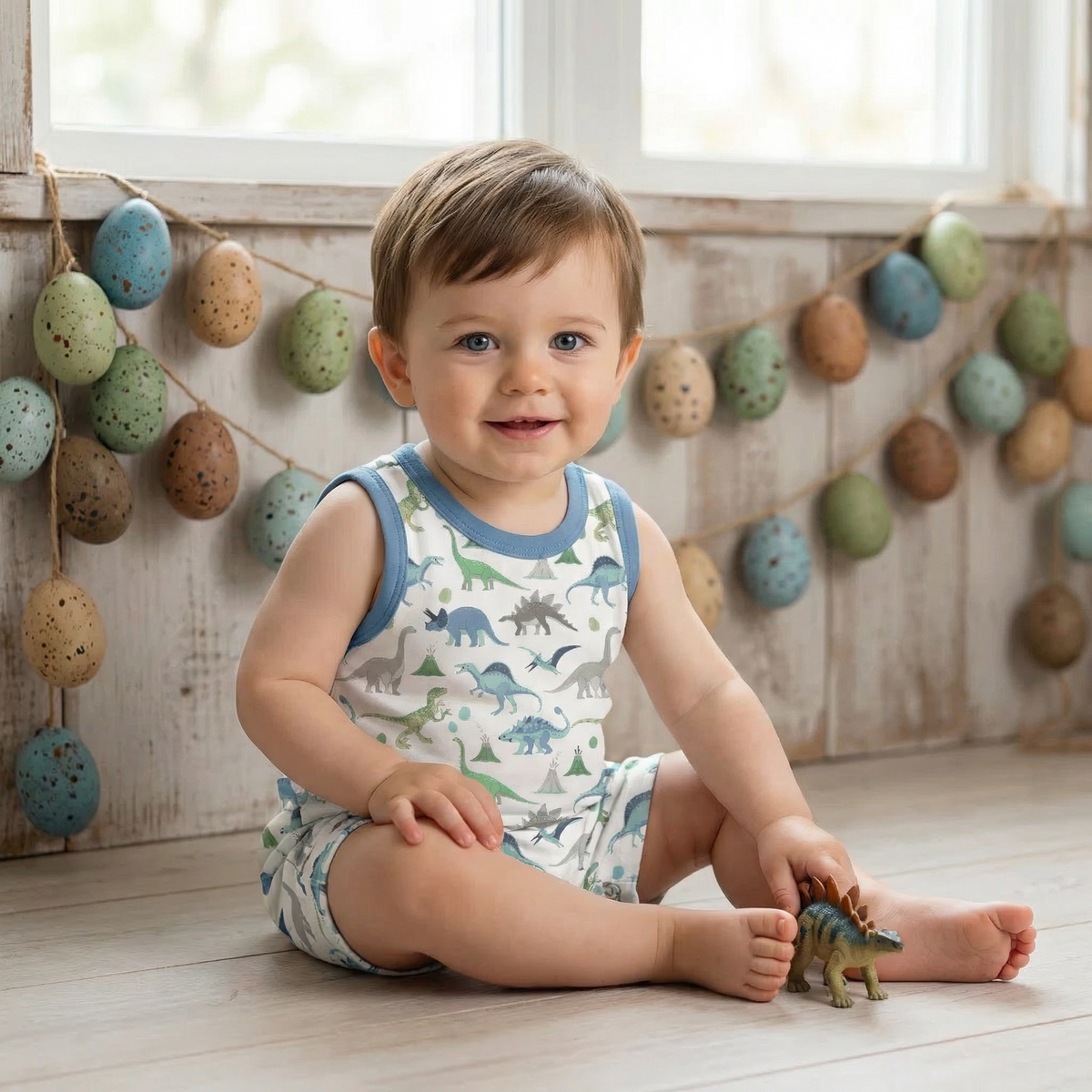 Dino Daydream Shortall by Bestaroo