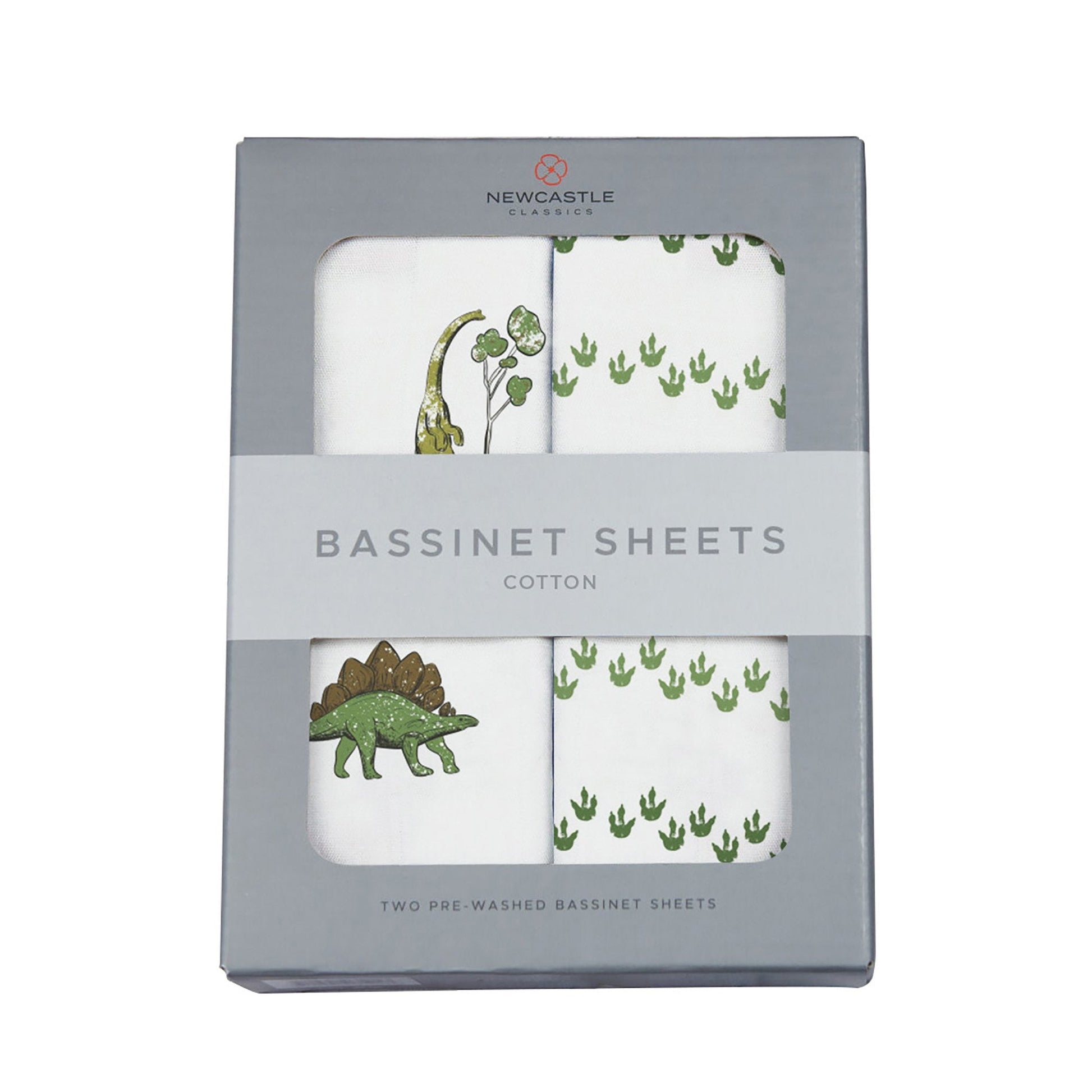 Dino Days and Dino Feet Cotton Changing Pad Cover Bassinet Sheets Newcastle Classics