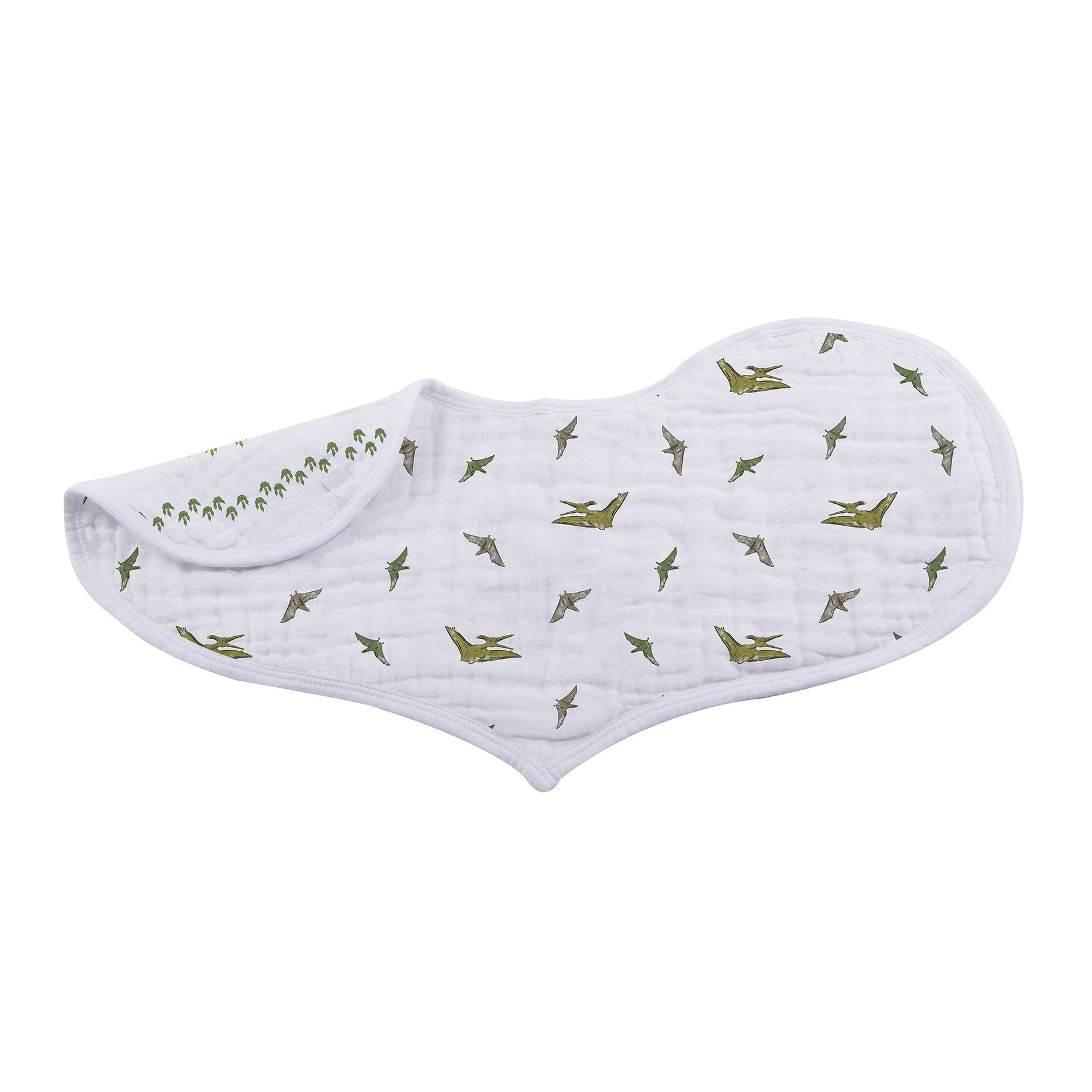 Newcastle Classics Dino Days Cotton Burp Cloth Bibs with Soft Absorbency for Modern Parents - Baby & Toddler > Nursing & Feeding > Burp Cloths Heart Bib