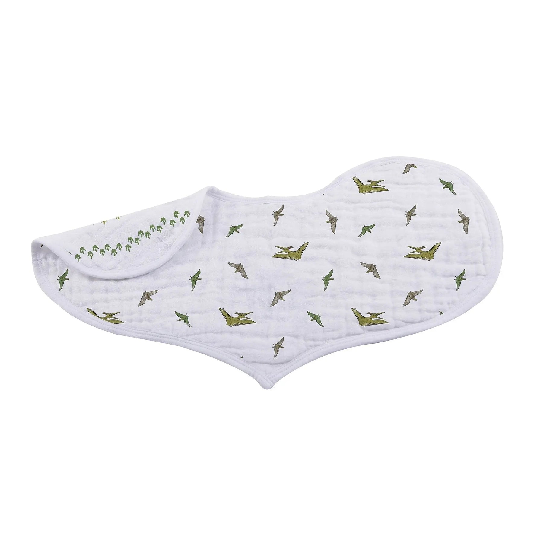 Newcastle Classics Dino Days Cotton Burp Cloth Bib 2PK - 