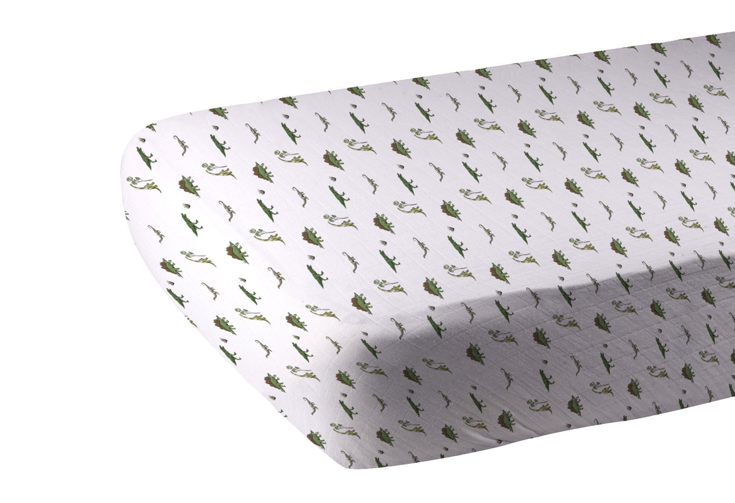 Newcastle Classics Dino Days Cotton Muslin Crib Sheet with Breathable Comfort for Babies - Furniture > Baby & Toddler Furniture > Crib & Toddler Bed Accessories Cotton Crib Sheet