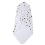 Dino Days Cotton Hooded Towel and Washcloth Set - White, Baby & Toddler Clothing, Bird, Bib, Napkin | Everetts Place