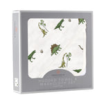 Newcastle Classics Dino Days Hooded Towel And Washcloth Set For Baby 100 Percent CottonEveretts Place