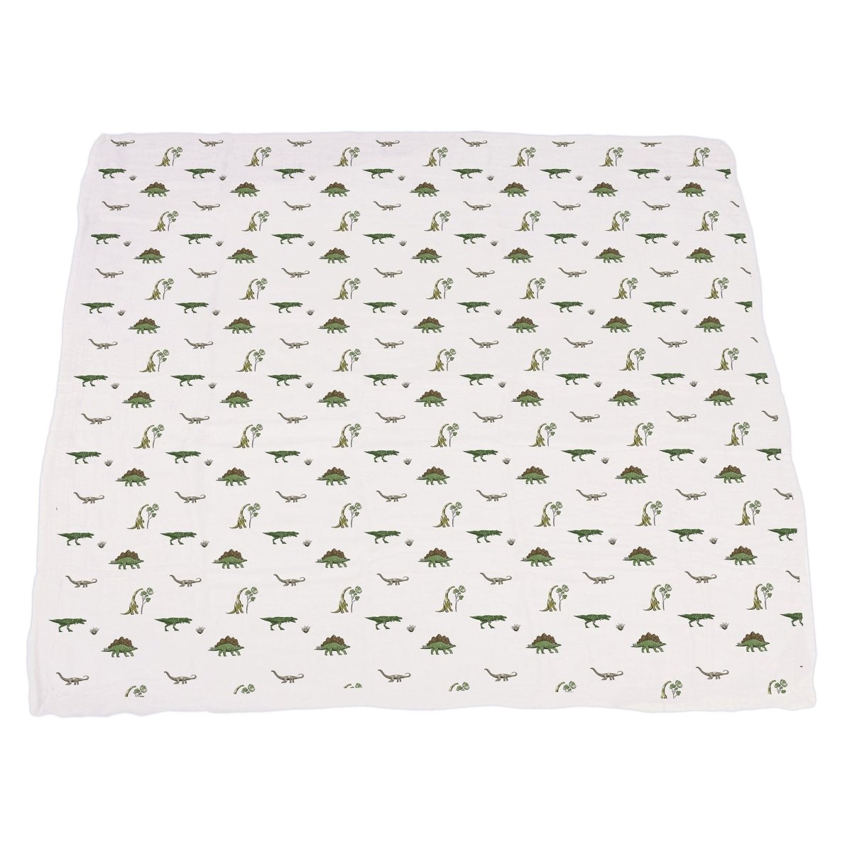 Newcastle Classics Dino Days Tropical Forest Blanket Made from 100 Percent Natural Cotton for Kids - 