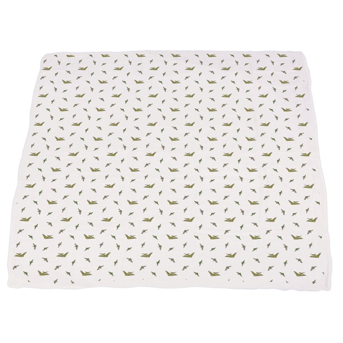 Newcastle Classics Dino Feet Cotton Muslin Blanket with Soft Breathable Fabric for Kids - 