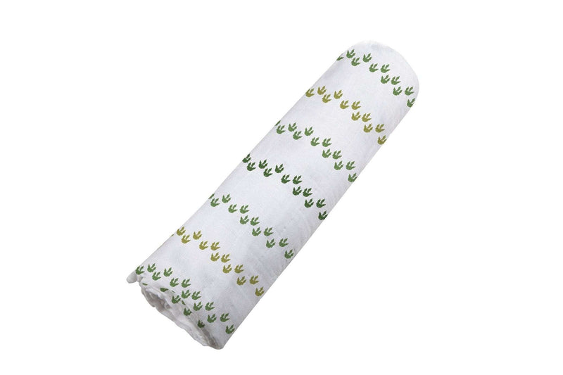 Dino Feet Cotton Muslin Swaddle - Everetts Place: Online Boutique - Kids & Babies