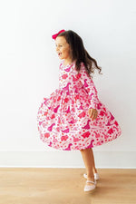 Mila & Rose ® Dino Kisses L/S Pocket Twirl Dress - 