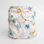 Kinder Cloth Diaper Co. Space and Sky: Essentials Pocket Cloth Diaper with Athletic Wicking Jersey, Grows with your Baby