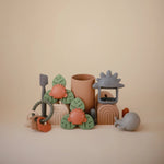 Mushie Dino Suction Spinner Toy for Kids with 100 Percent Food Grade Silicone Leaves - Everetts Place Boutique - 