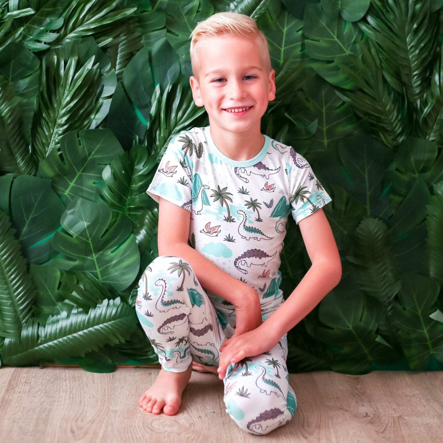 Bamboo Pajama Set - Dinomite Dreams
