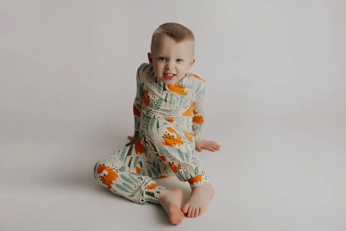 Three Little Tots Dinosaur Kids Pajamas - 