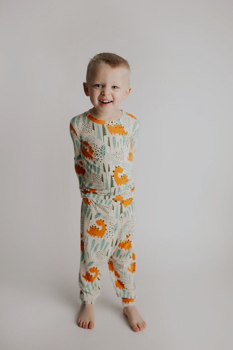 Three Little Tots Dinosaur Kids Pajamas - 