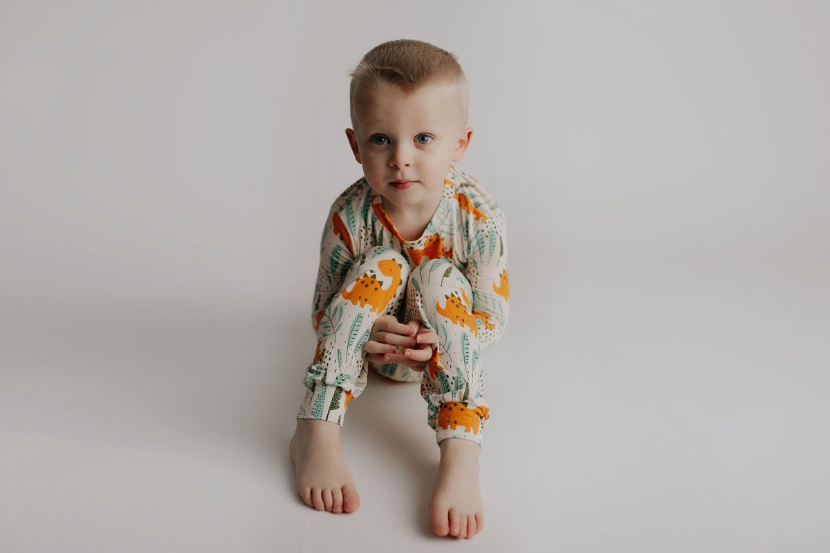 Three Little Tots Dinosaur Kids Pajamas - 