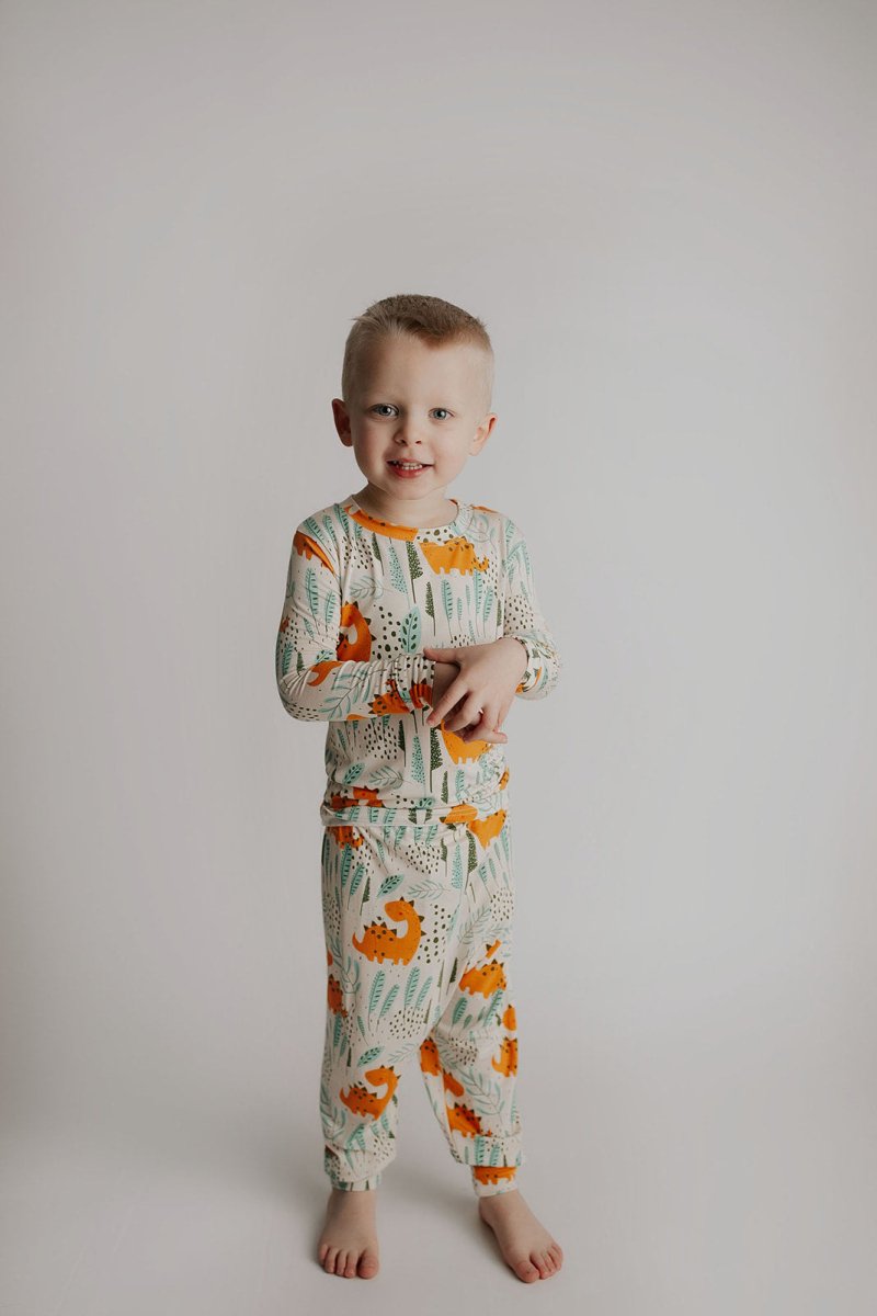 Three Little Tots Dinosaur Kids Pajamas - 