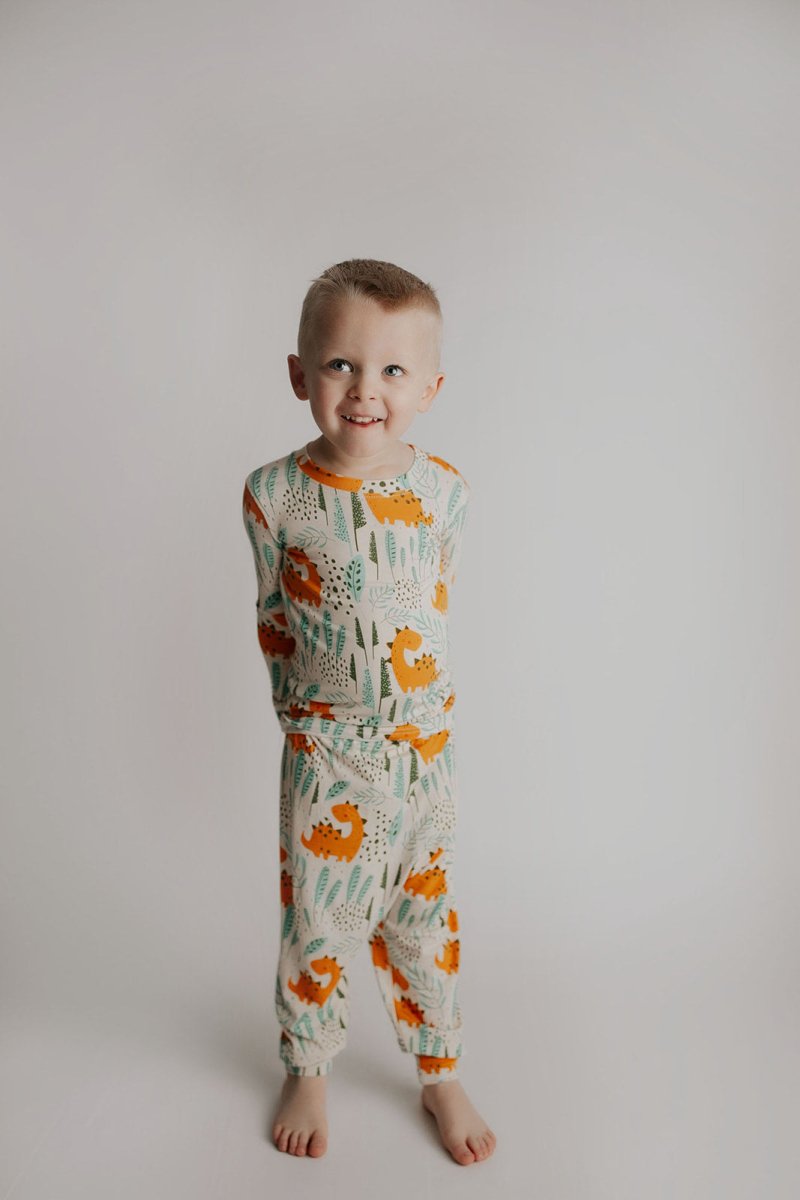 Three Little Tots Dinosaur Kids Pajamas - 