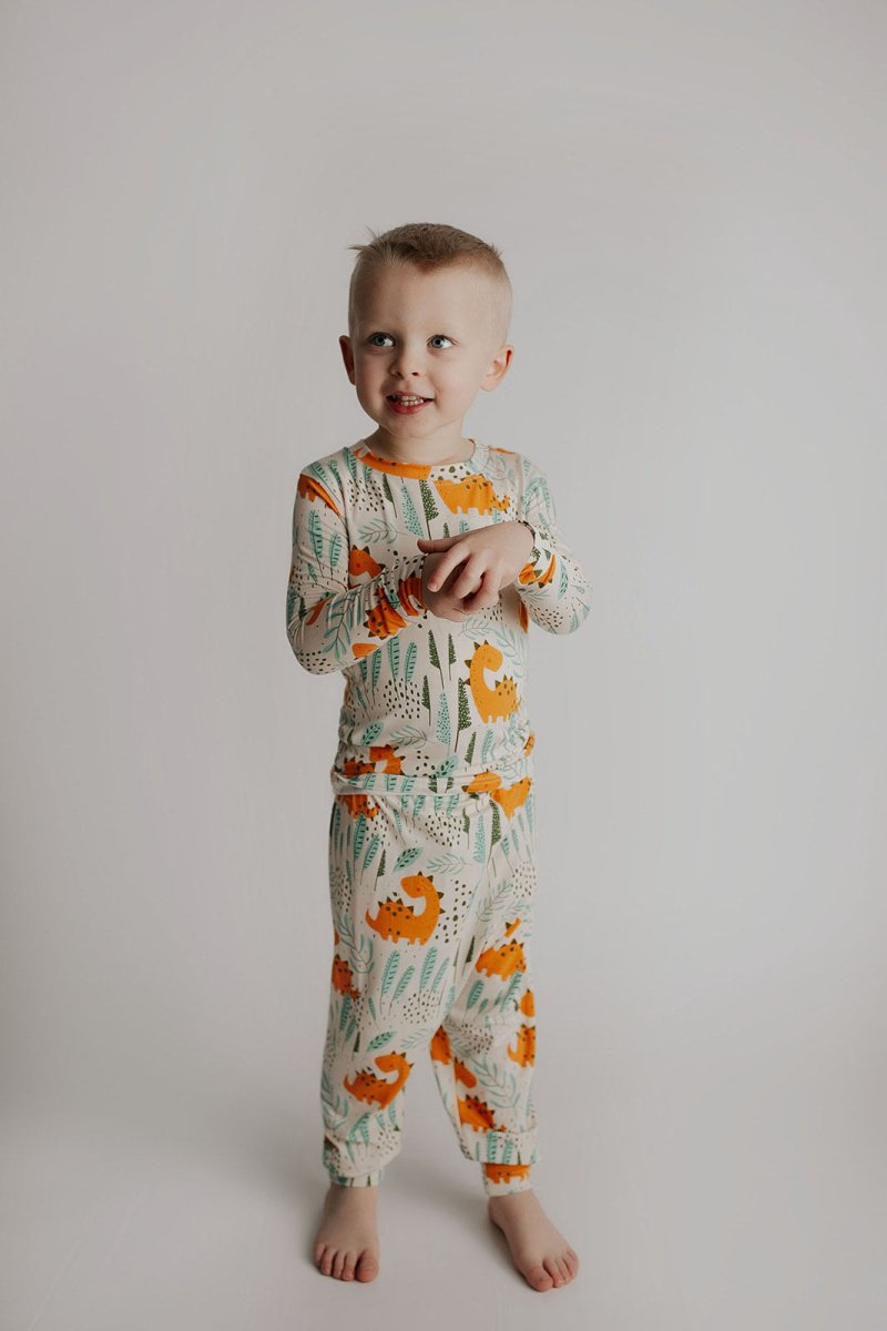 Three Little Tots Dinosaur Kids Pajamas - 