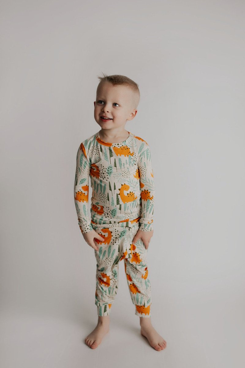 Three Little Tots Dinosaur Kids Pajamas - 